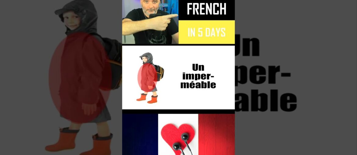 Learn French in 5 Days I Learn 1 Word I Ecolier et la pluie #2 Learn French in 5 Days I Learn 1 Word I Ecolier et la pluie #2