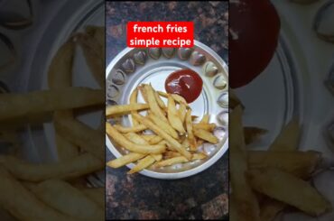 french fries easy recipe #shorts#vedharvicreations #viral#usefultips#ytshorts#yt