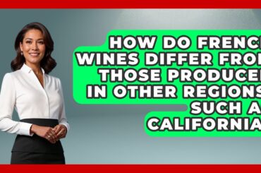 How Do French Wines Differ from Those Produced in Other Regions, Such as California?
