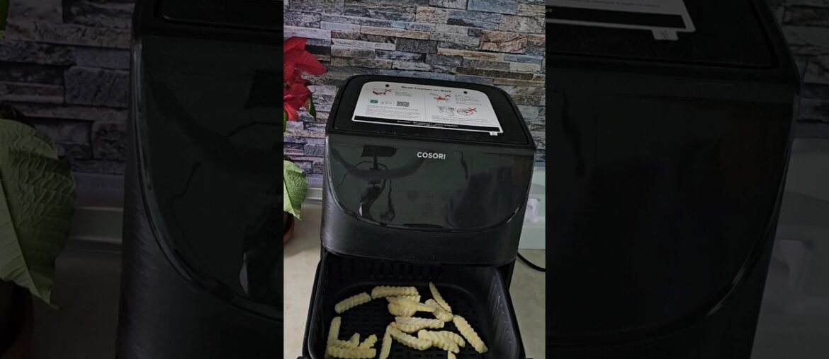 French fries in air fryer | Frozen french fries | pommes in air fryer #shorts