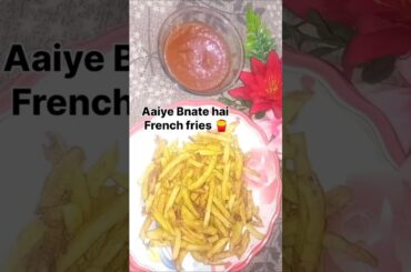 Crispy Perfect and Easy Way to Make French Fries At Home #shortvideo #frenchfries #likeandsubscribe