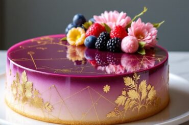 Mirror Cake: A Dazzlingly Beautiful French Dessert Recipe!