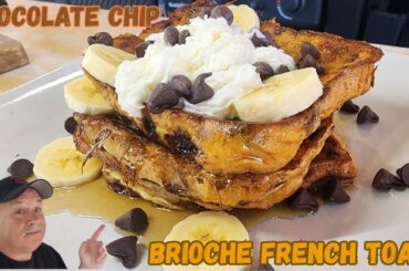 Chocolate Chip French Toast on the Blackstone Griddle | Breakfast on the Blackstone Griddle
