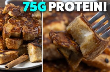 Protein French Toast Pancakes | A Healthier Scrambled Twist!