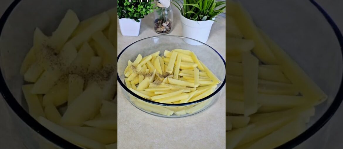 Air Fryer French Fries | How to Fry Potato in Air Fryer | Pommes  in Airfryer | Snacks