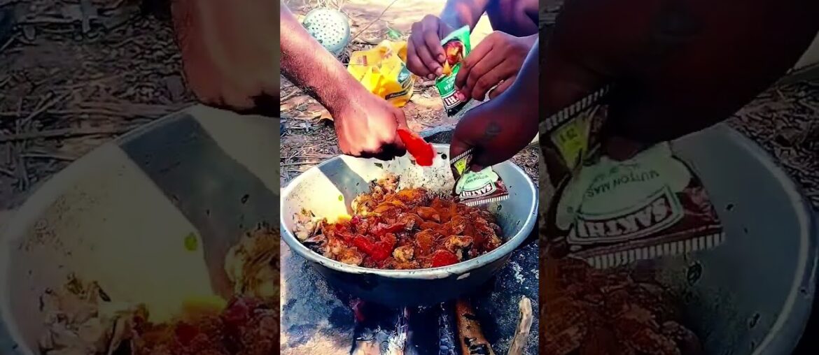 chicken fry French Skoda so happy