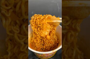 Buldak cheese noodles with samyang french fries