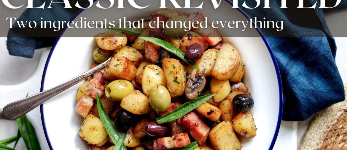 Sautéed Potatoes with Mushrooms Olives and Tarragon Sautéed Potatoes with Mushrooms Olives and Tarragon