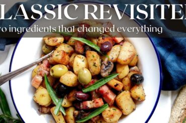 Sautéed Potatoes with Mushrooms Olives and Tarragon