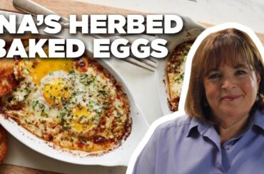 Herb-Baked Eggs with Ina Garten | Barefoot Contessa | Food Network