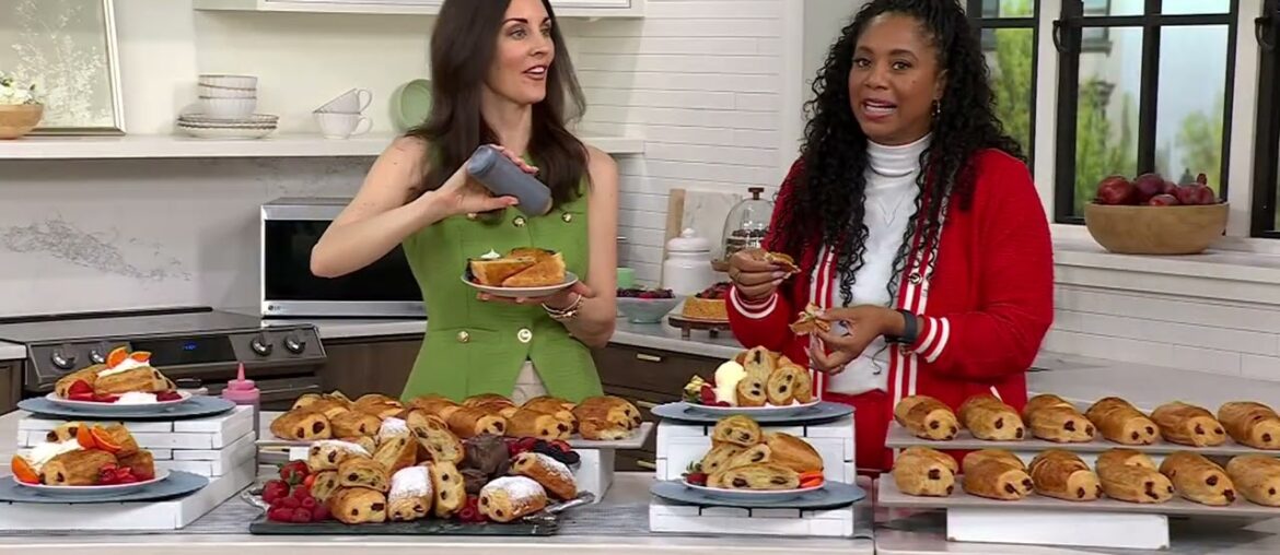 Authentic Gourmet 12 or 24 French Chocolate Croissants on QVC