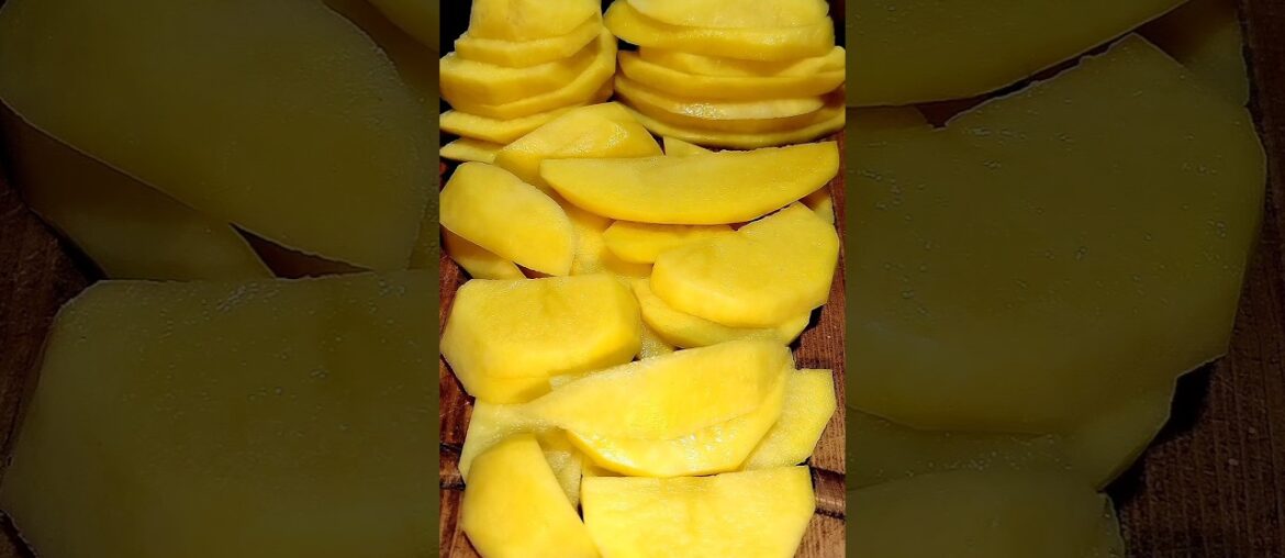 Food I Quick slicing for frying French fries #food #shorts #potato