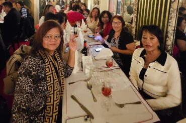 Dinner and Music on our last night in Paris at Les Noches