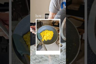 somewhere between a french omelette and scrambled eggs? Gordon ramsay would never ofc :(