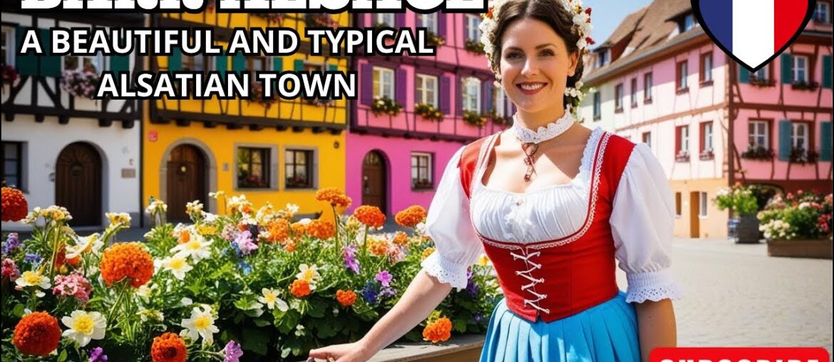 BARR ALSACE FRANCE - A BEAUTIFUL AND TYPICAL ALSATIAN TOWN NEAR STRASBOURG, KAYSERSBERG, RIQUEWHIR