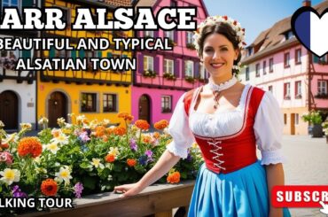 BARR ALSACE FRANCE - A BEAUTIFUL AND TYPICAL ALSATIAN TOWN NEAR STRASBOURG, KAYSERSBERG, RIQUEWHIR