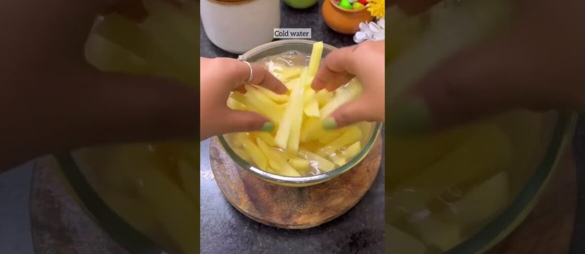Instant Crispy French Fries Recipe #Shorts #FrenchFry