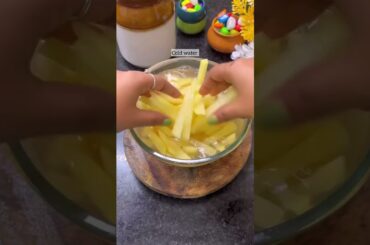 Instant Crispy French Fries Recipe #Shorts #FrenchFry