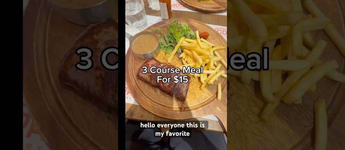 $15 Steak Feast: A Three-Course Delight!
