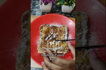 New Way French Toast Sandwich Recipe #desertrecipe #breaddessertrecipe #sandwich #shorts #sweets