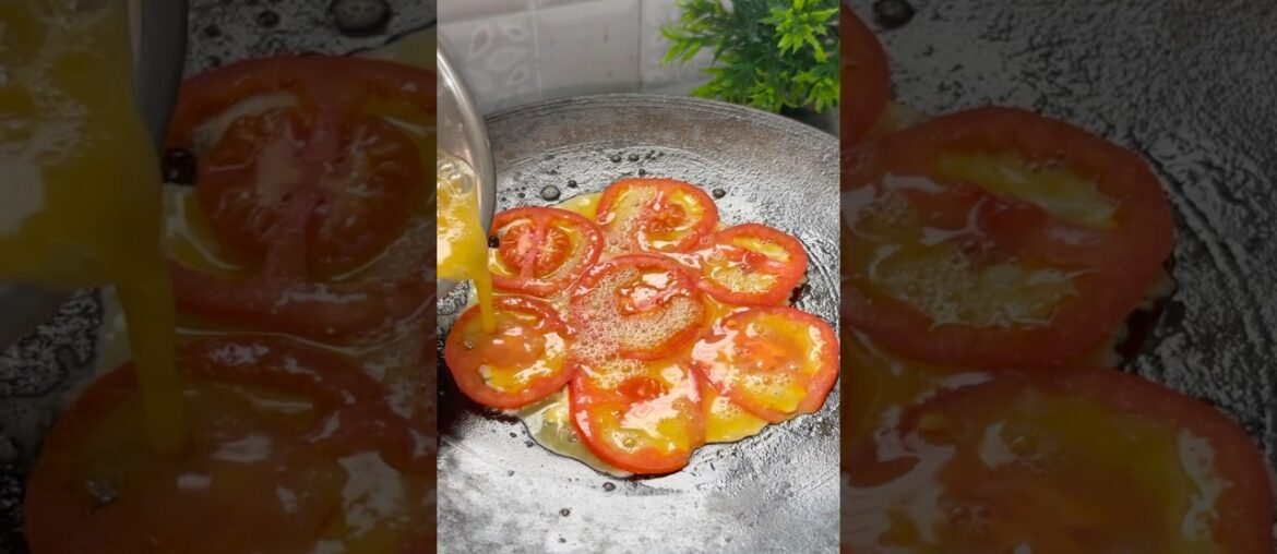 Omelette | tomato omelette | egg recipes | breakfast recipes | breakfast ideas #shorts #foryou