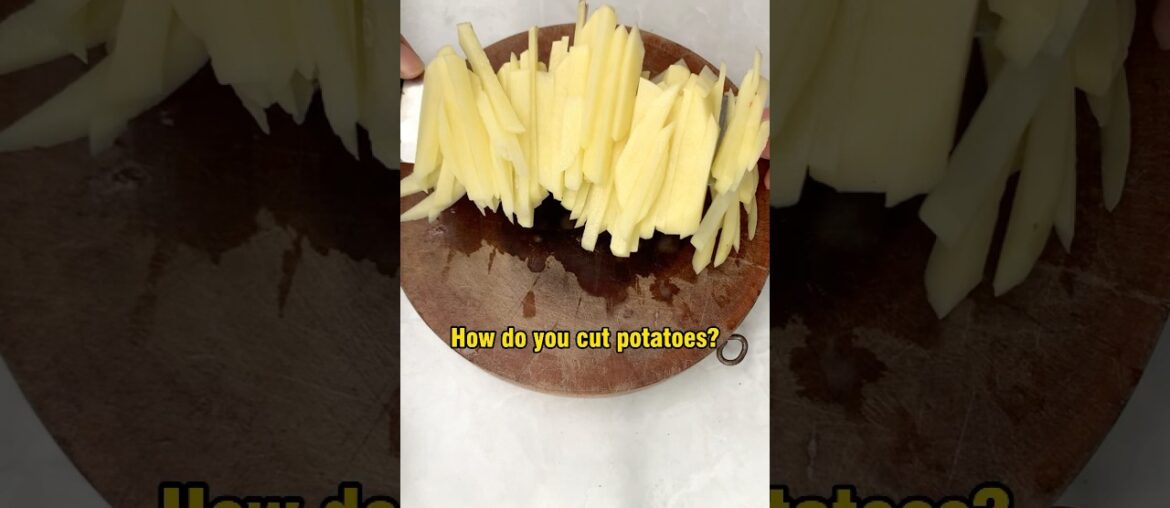 How to cut French fries like a pro -- This hack will change your life #4