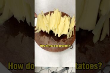 How to cut French fries like a pro -- This hack will change your life #4