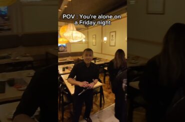 A chill guy on a friday night in France, having korean BBQ