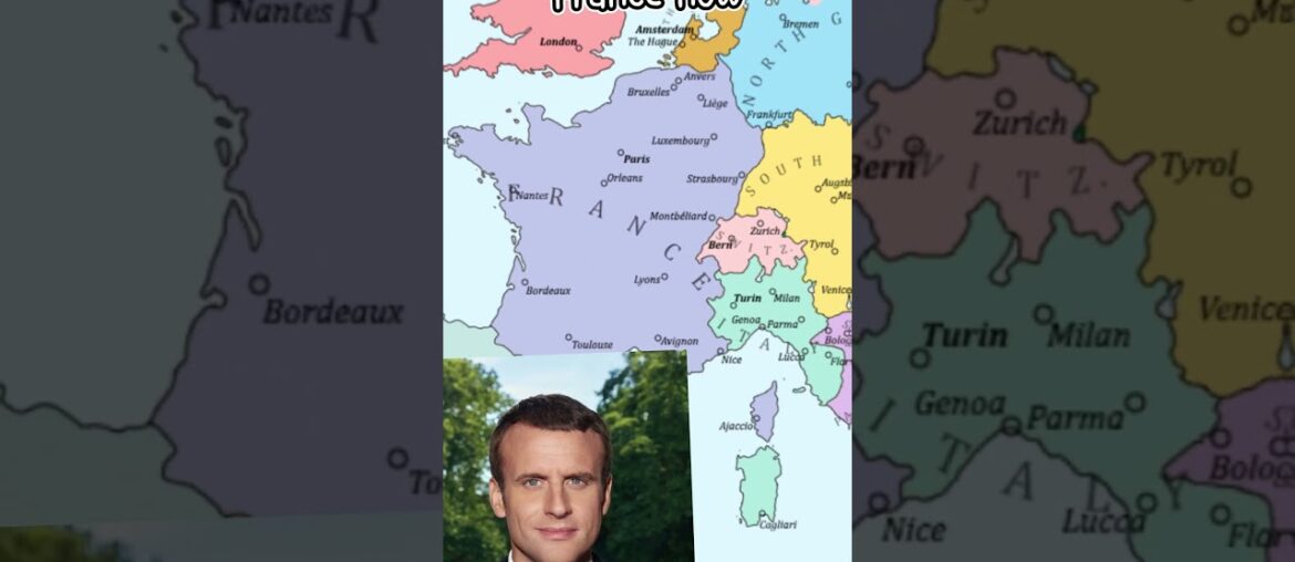 France  now vs then  #history #mapguide #mapchart #geographythroughmaps