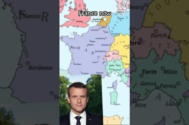 France  now vs then  #history #mapguide #mapchart #geographythroughmaps