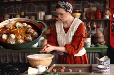 French Onion Meatballs & Garden Prep | Cozy Early Spring Slow Living & ASMR Cooking
