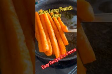 Long Potato Fries Tutorial #french #long  #fry #food #potato #fry
