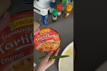 Tartiflette. French recipe #youtubeshorts #cooking #shortsvideo