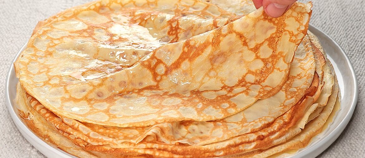 Amazing Crepes At Home in 10 minutes! How to make the most delicious French pancakes!