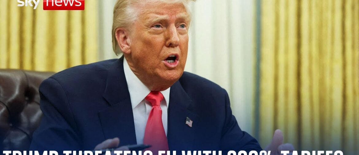 Trump threatens 200% tariffs on French wine and champagne