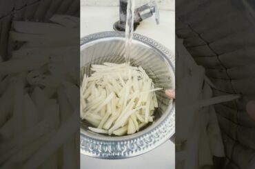 part second of how to make french fry and show third and last part