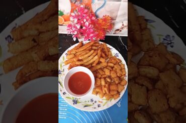 Crispy French Fries At Home #delicious #potatosticks #recipe #sanarasoi