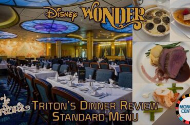 Triton’s Main Menu Review | Disney Wonder | 4K Disney Dining Review 2025/24