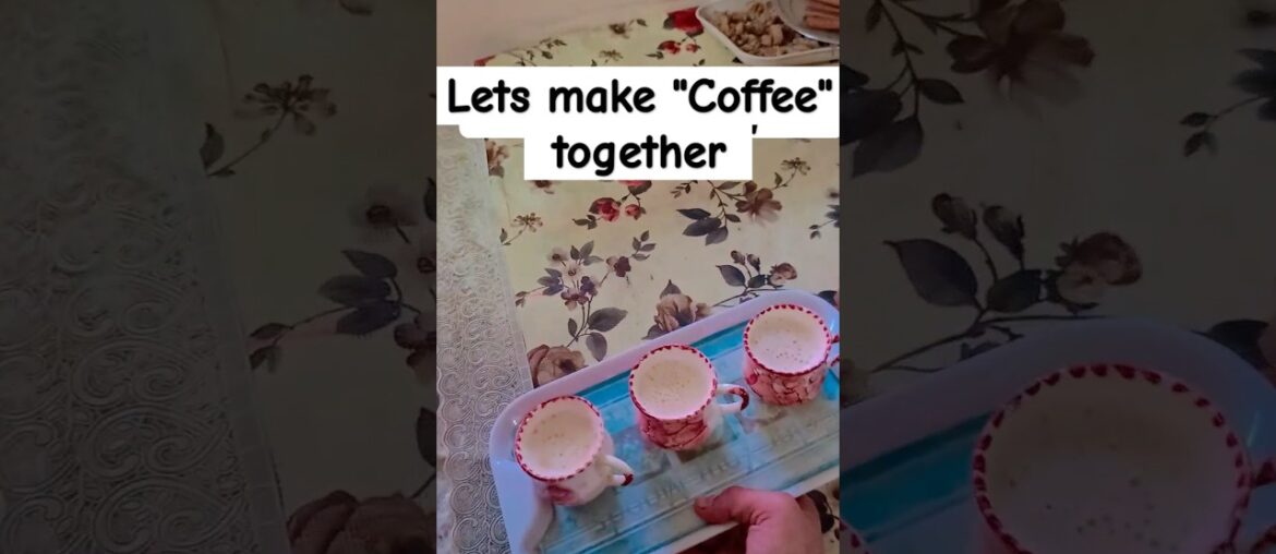 Lets make Coffee together || Coffee Recipe at home…… Lets make Coffee together || Coffee Recipe at home......