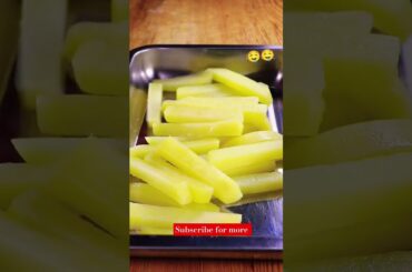 crispy french fries recipe at home #shorts