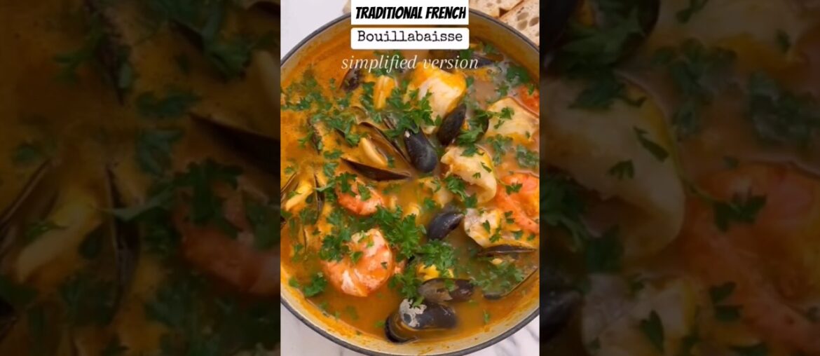 How to Cook French Traditional Bouillabaisse | Authentic Marseille #cooking #recipe #trending #short