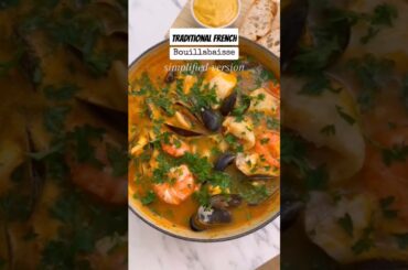 How to Cook French Traditional Bouillabaisse | Authentic Marseille #cooking #recipe #trending #short