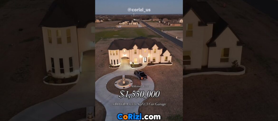 Step inside to this French Luxury Castle Home in McKinney, Texas!  #realestate #home #luxury