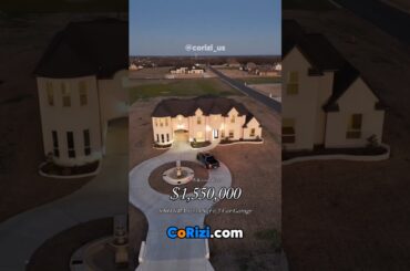 Step inside to this French Luxury Castle Home in McKinney, Texas!  #realestate #home #luxury