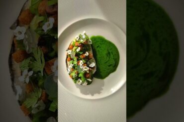 Michelin star Chef Frederic Simonin & his amazing dishes