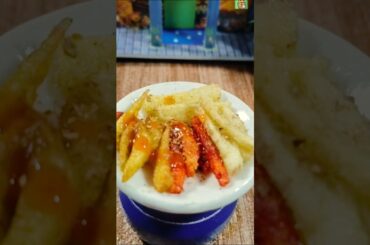 mini French fries || easy way of French fries recipe#Ramazanspecial#food#s. #minirecipe#mininature