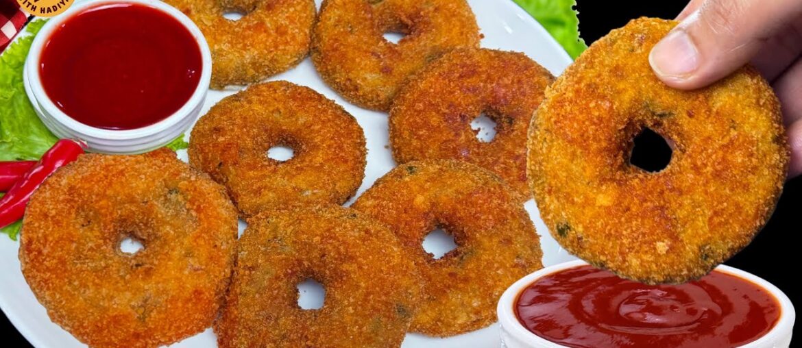 Crispy Potato Dounuts  Recipe | Ramzan Special Recipe | Potato Snacks | Aloo Donuts Recipe