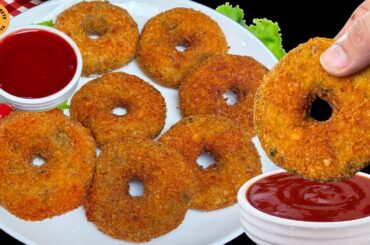 Crispy Potato Dounuts  Recipe | Ramzan Special Recipe | Potato Snacks | Aloo Donuts Recipe