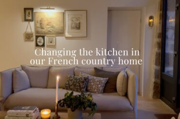 Changes in our kitchen in our French country home