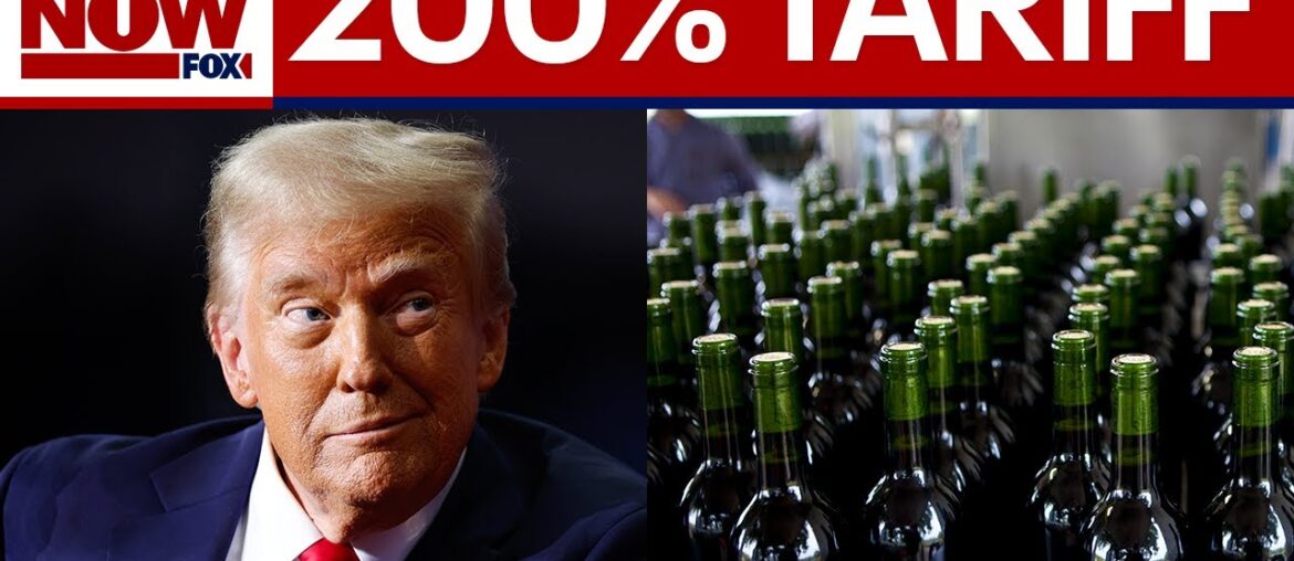 BREAKING: President Trump threatens 200% tariff on European wine/spirits